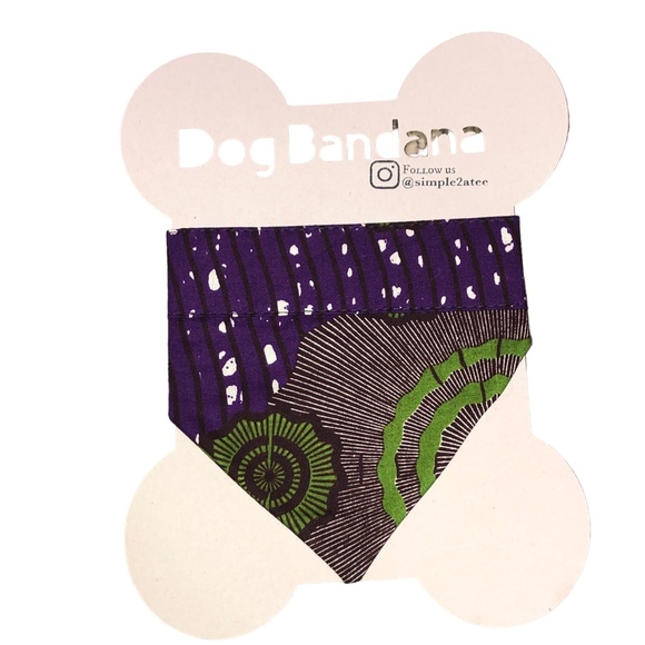 DOG BANDANA Over The Collar Dog Bandana, DOG MOMS GIFT pet neckwear-Size S/M - Picture 1 of 15